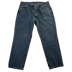 Carhartt Jeans Mens 42x30 Blue Traditional Fit Denim B18DST